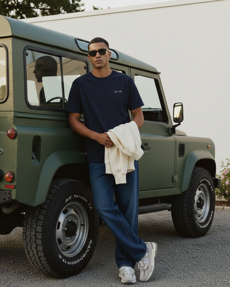 The Signature T-Shirt - Blue Navy