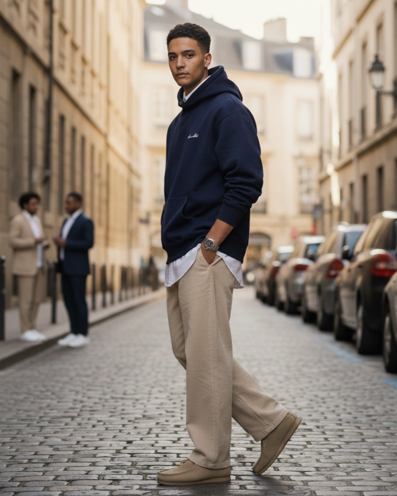The Heavy Signature Hoodie - Blue Navy
