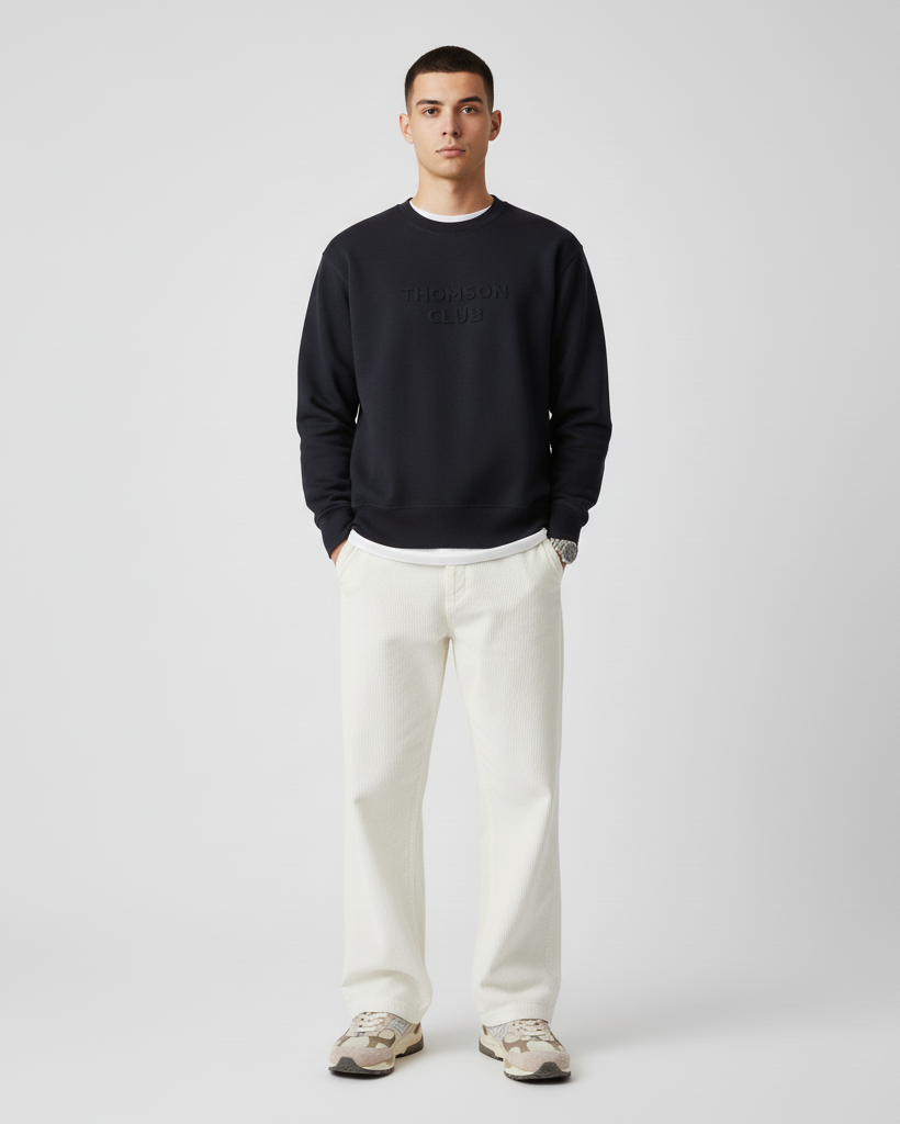 The Signature Cordury Pants - Ivory