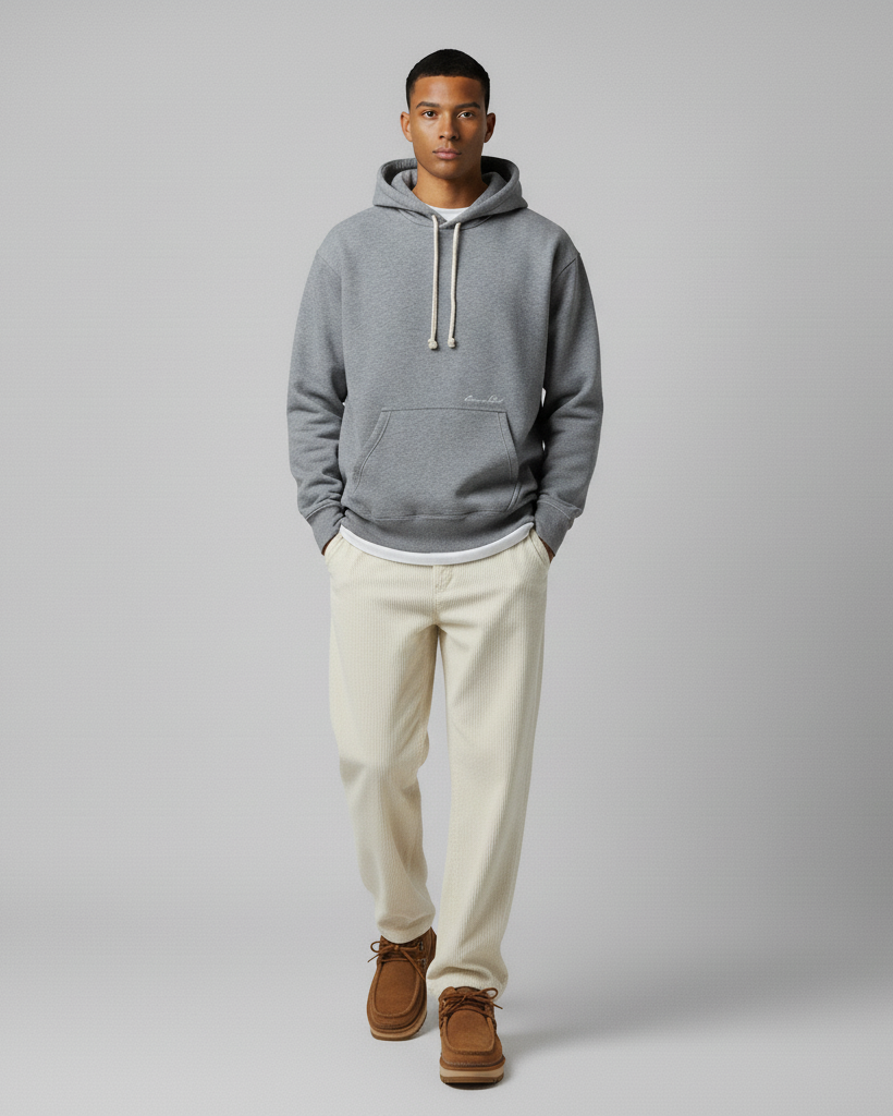 The Après Ski Society Hoodie - Grey Marl