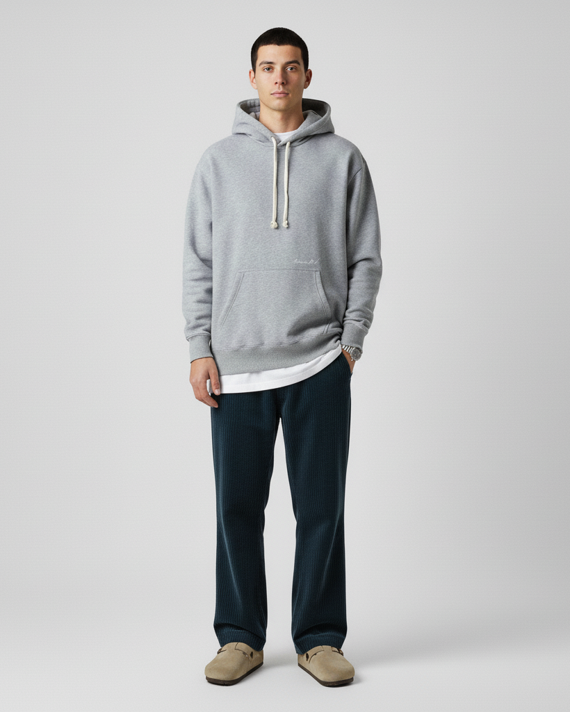 The Signature Cord Pants - Blue Navy