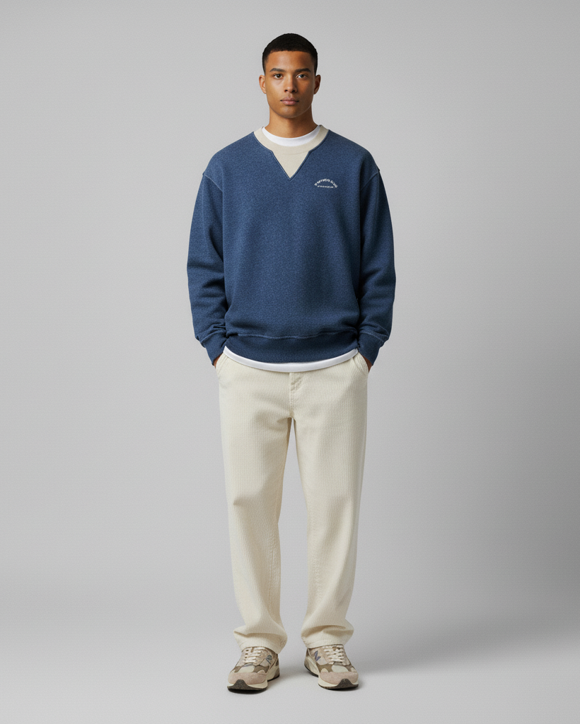 The "Je ne sais quoi" Sweat - Blue Marl