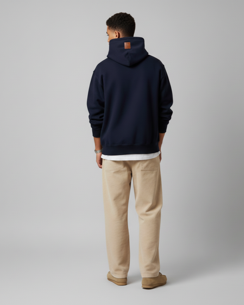 The Heavy Signature Hoodie - Blue Navy