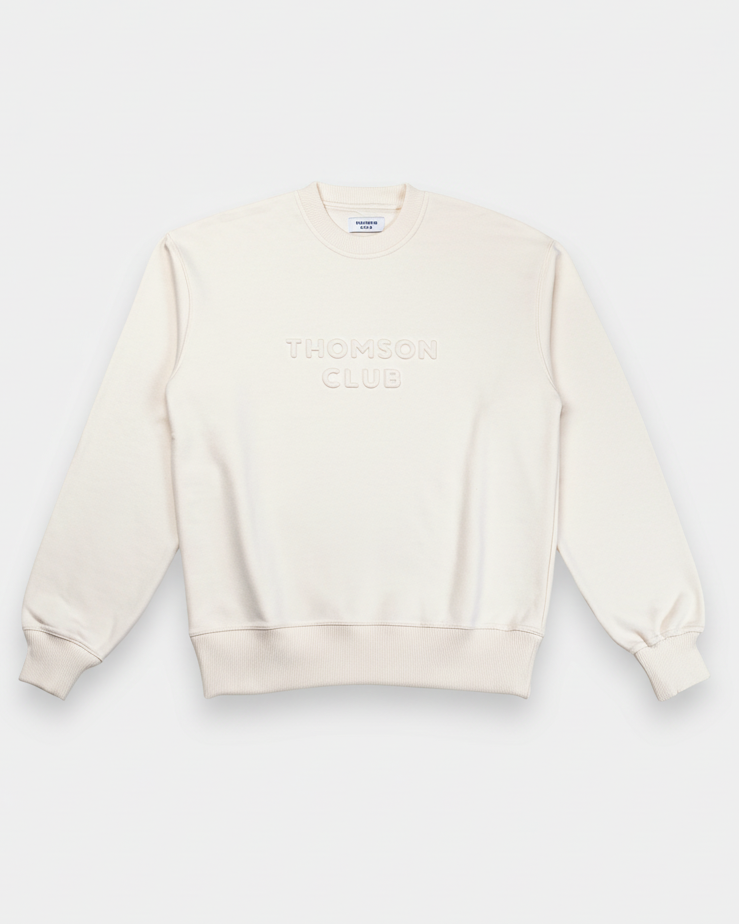 The Logo Box Sweat - Ivory.