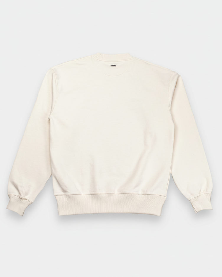 The Logo Box Sweat - Ivory.