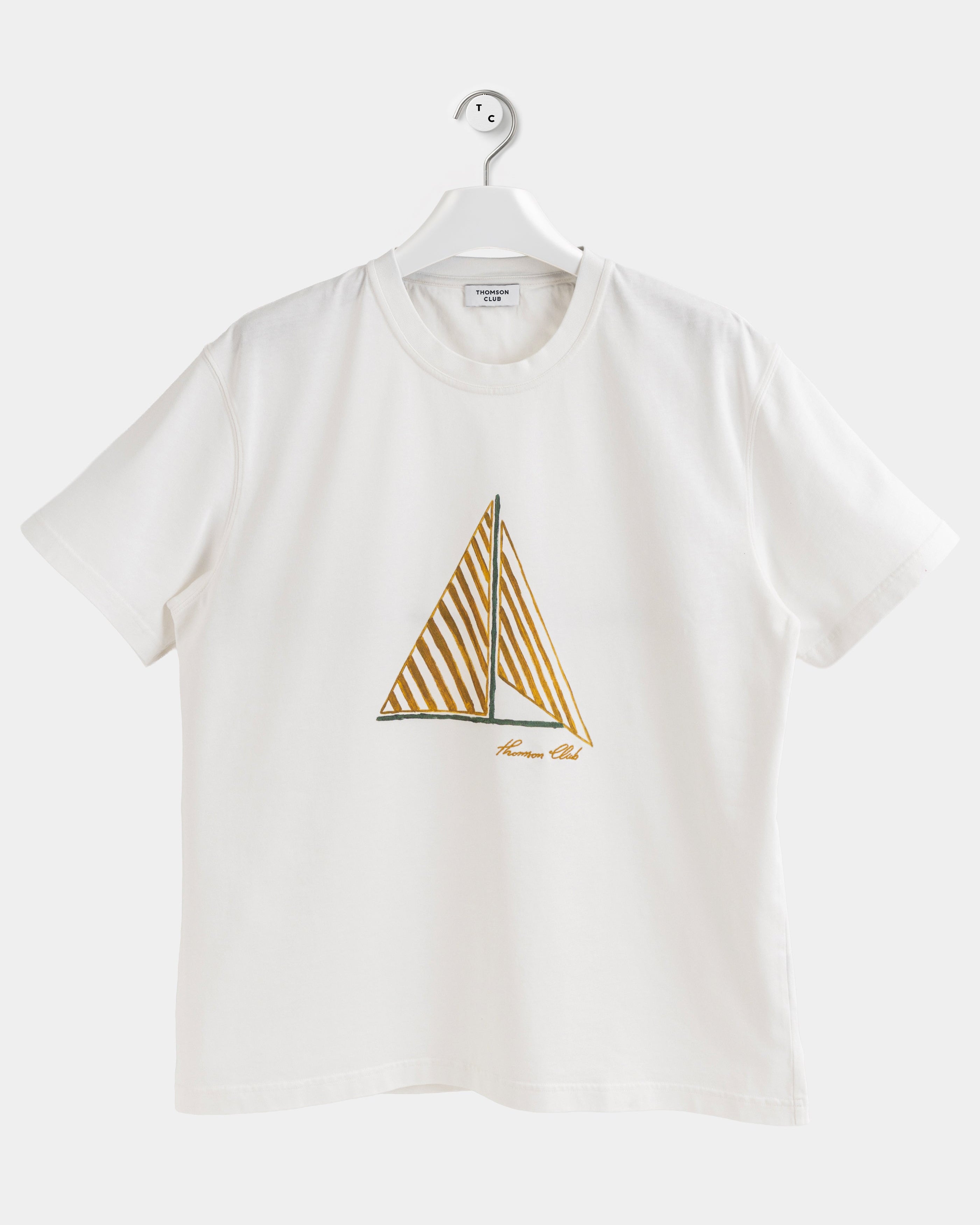 The Sailboat T-shirt - Cream White.