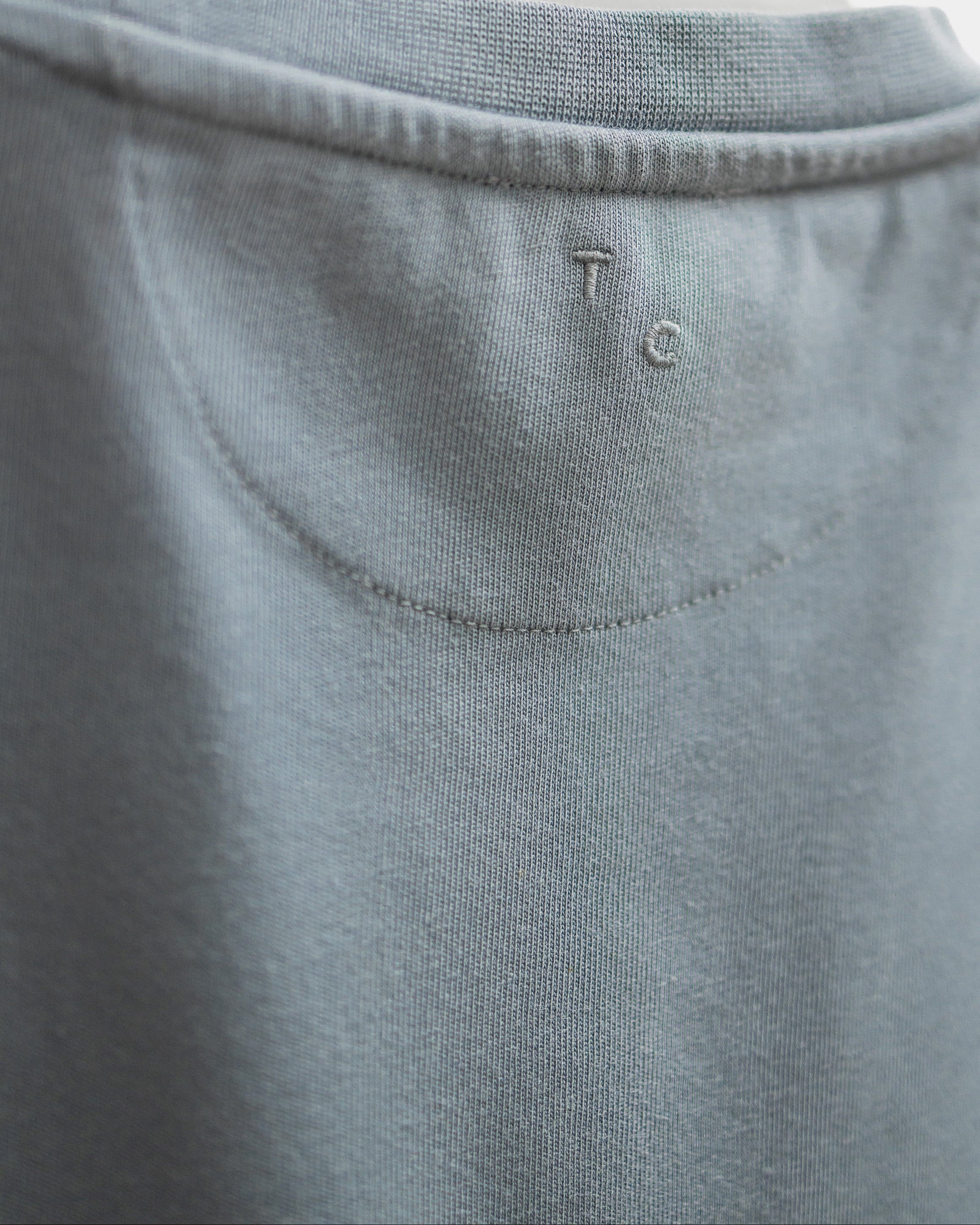 The Logo Embroidery T-Shirt – Light Blue