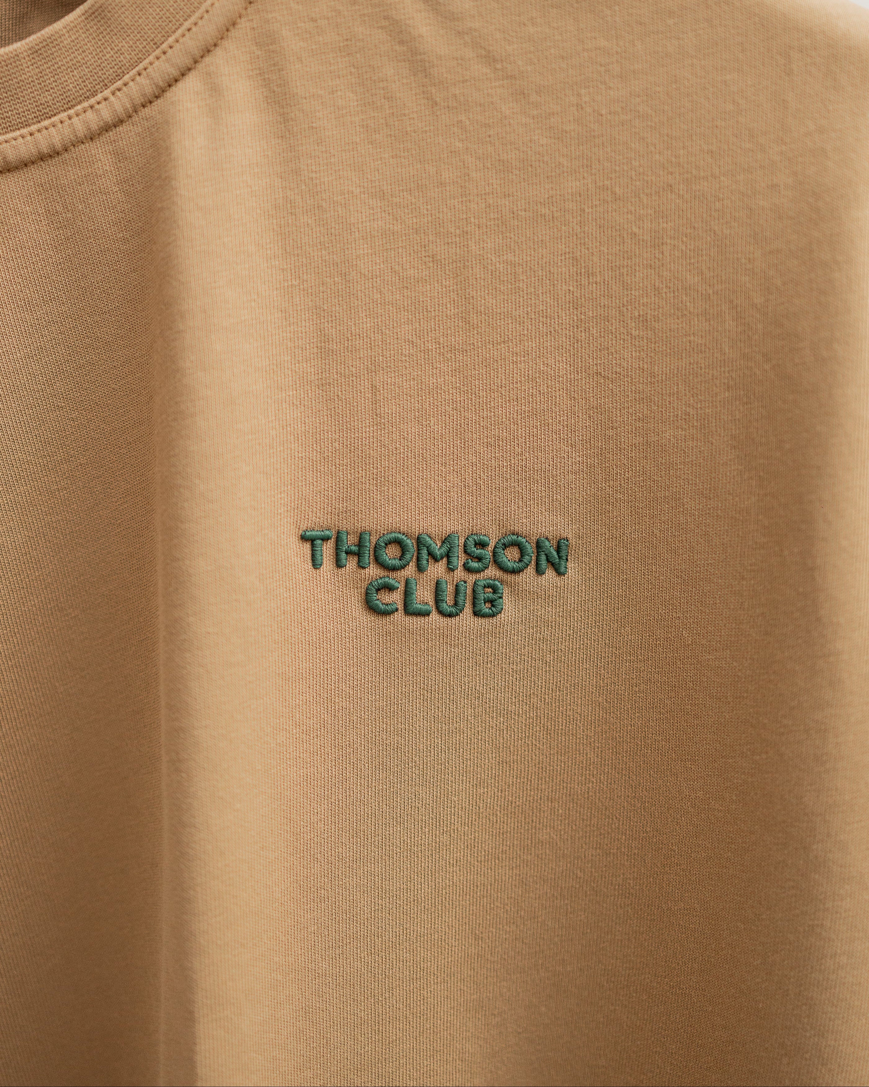 The Logo Embroidery T-Shirt – Camel