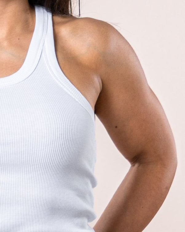 The TC Tank Top - White.