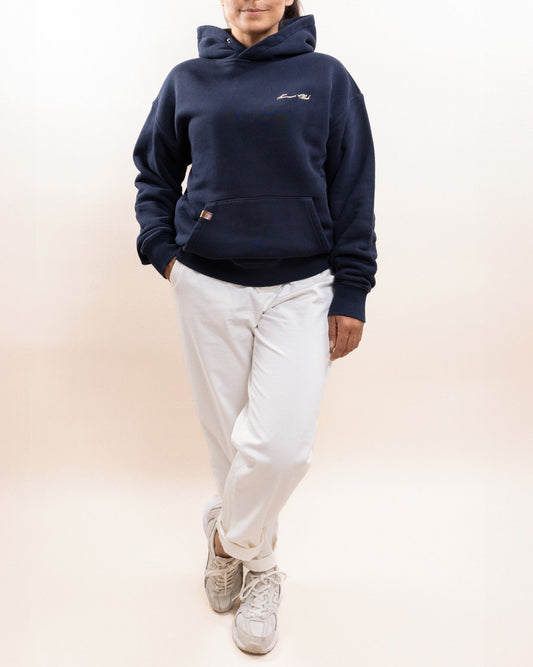 The Heavy Signature Hoodie - Blue Navy.