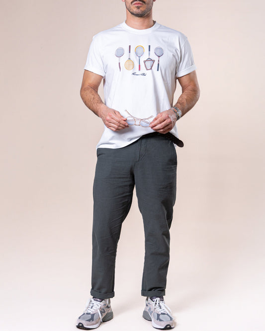 The Vintage Rackets T-Shirt - White