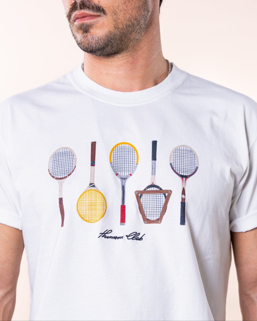 The Vintage Rackets T-Shirt - White
