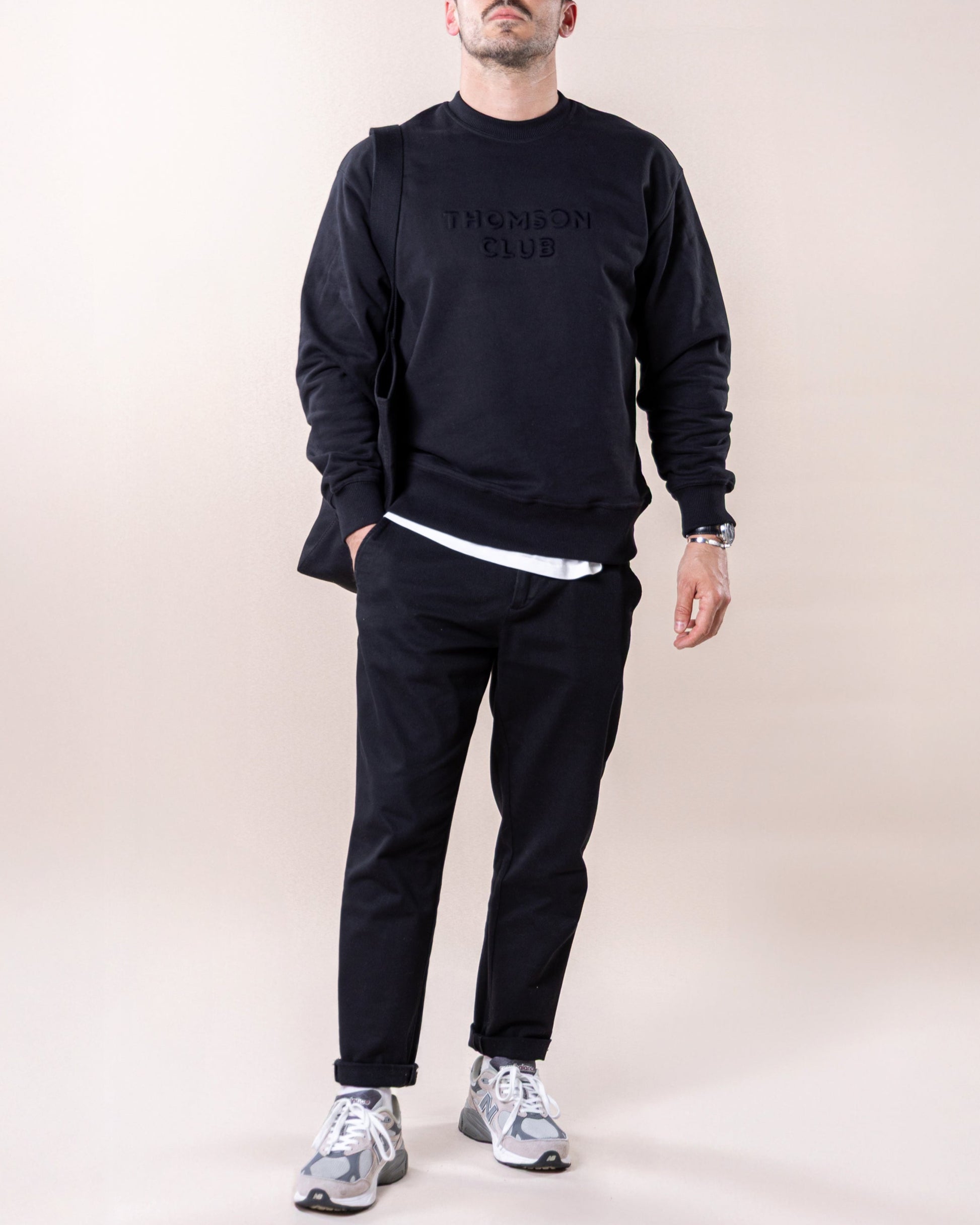 The Logo Box Sweat - Black