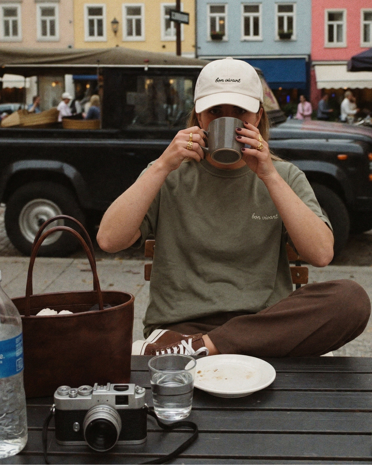 The Bon Vivant Cap – Ecru.