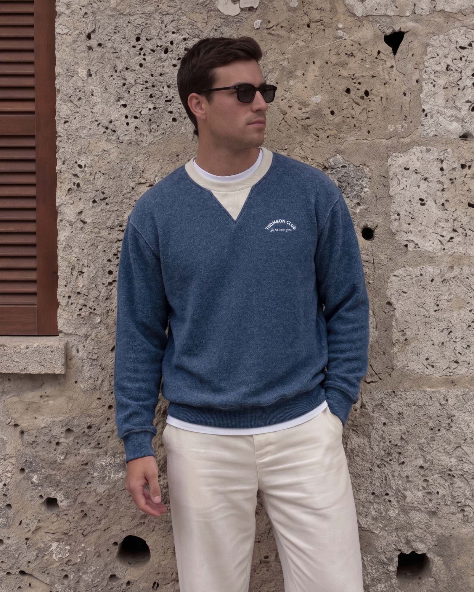The "Je ne sais quoi" Sweat - Blue Marl