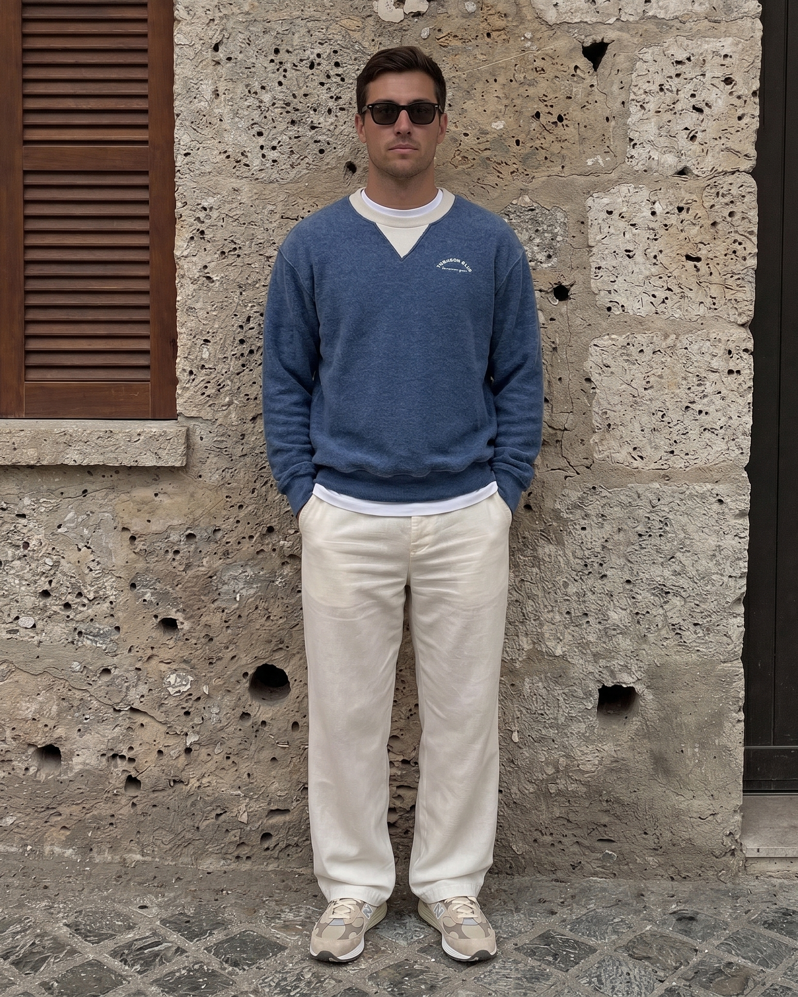 The "Je ne sais quoi" Sweat - Blue Marl
