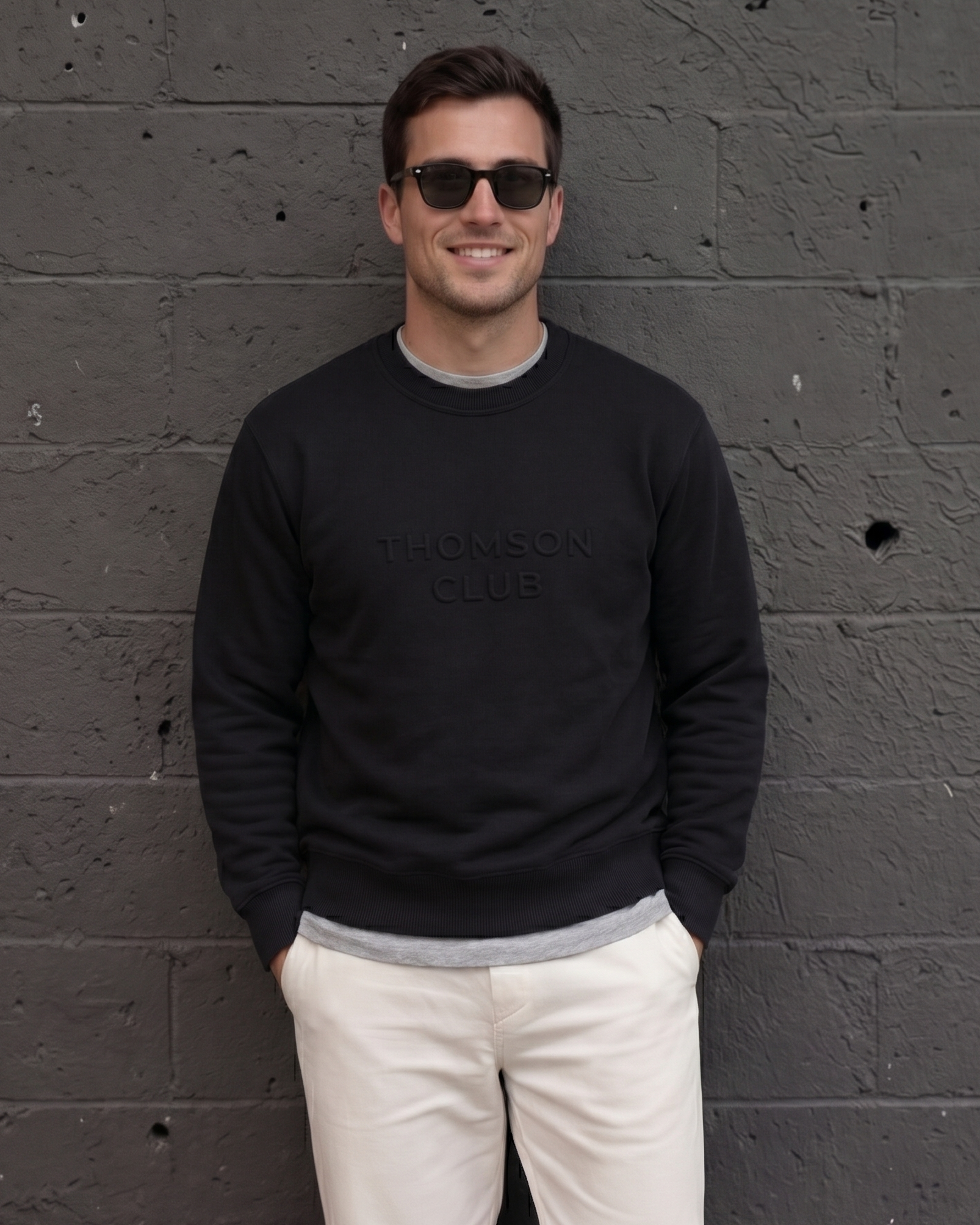 The Logo Box Sweat - Black