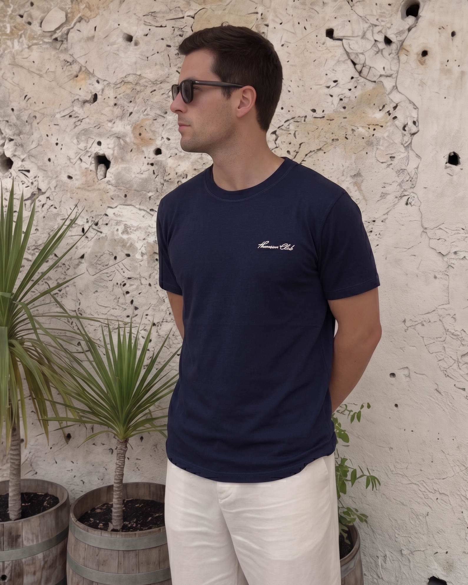 The Signature T-Shirt - Blue Navy