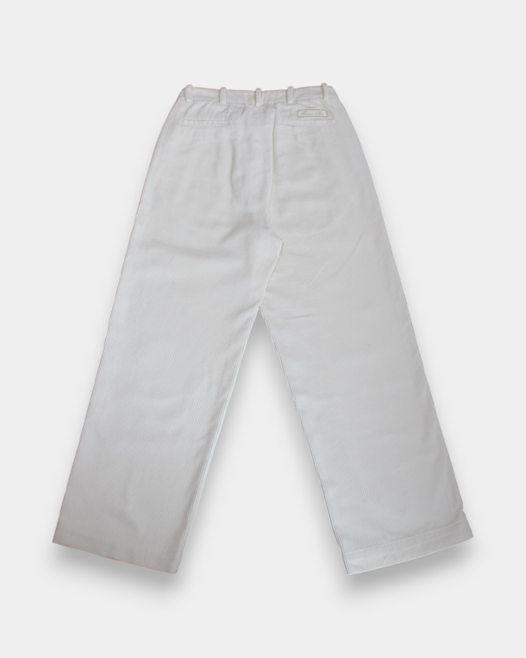 The Signature Cordury Pants - Ivory.