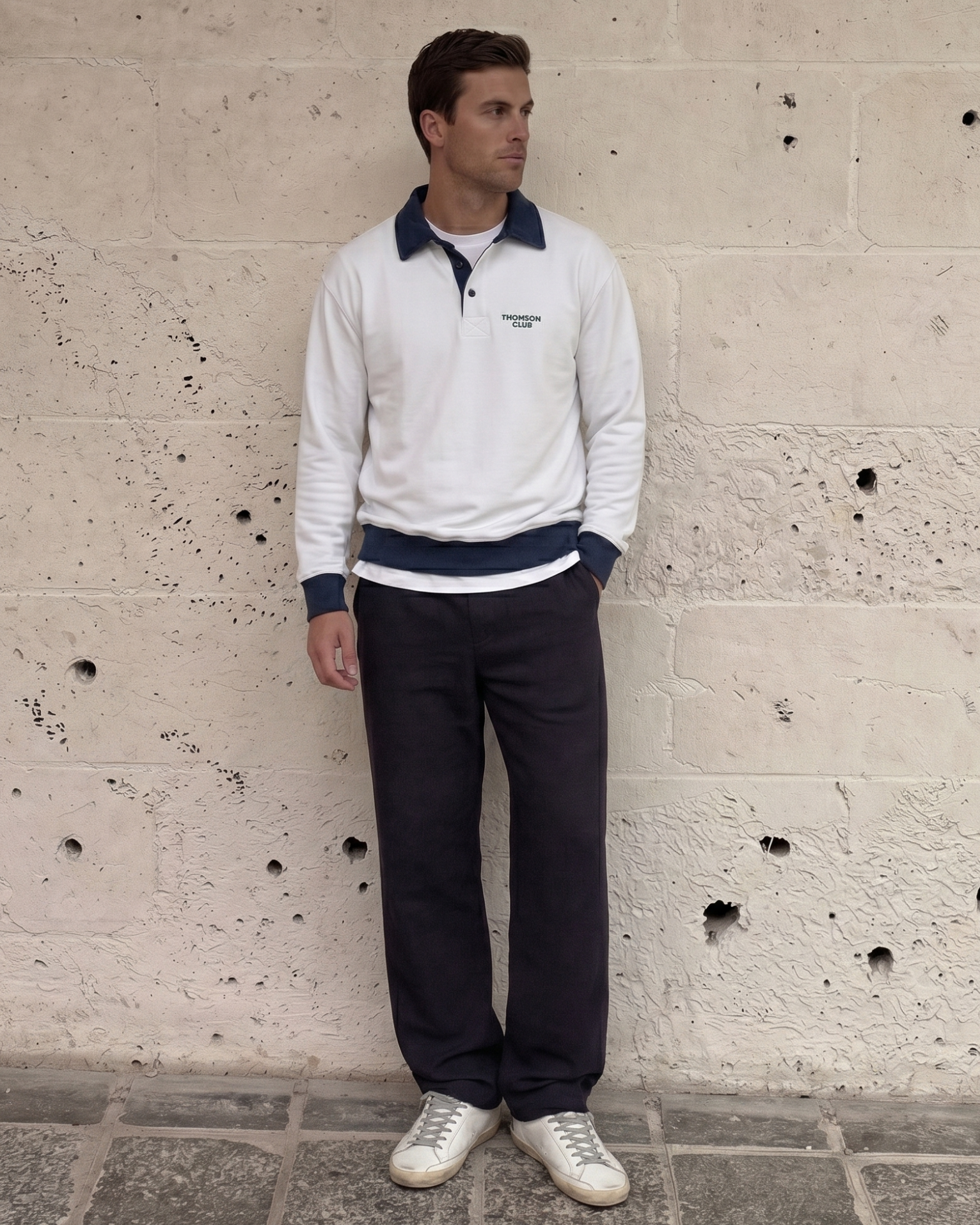 The TC Rugby Polo - Cloud White