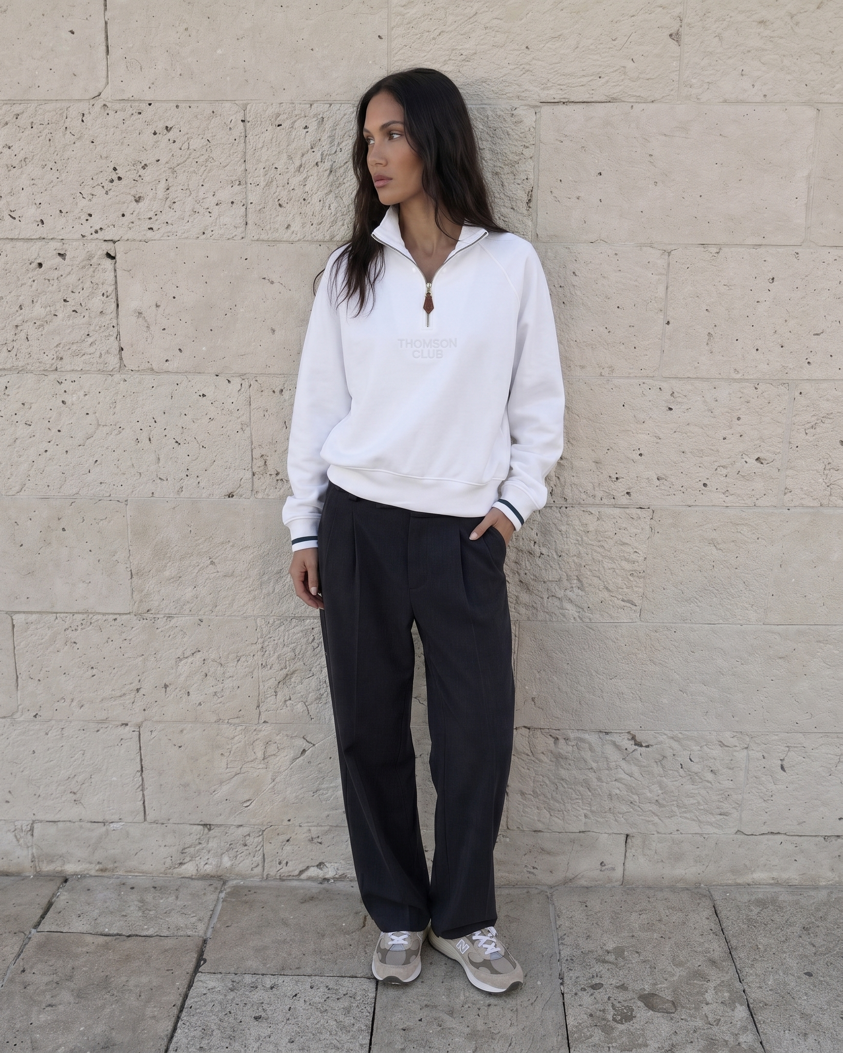 The TC Quarter-Zip - Off-White.