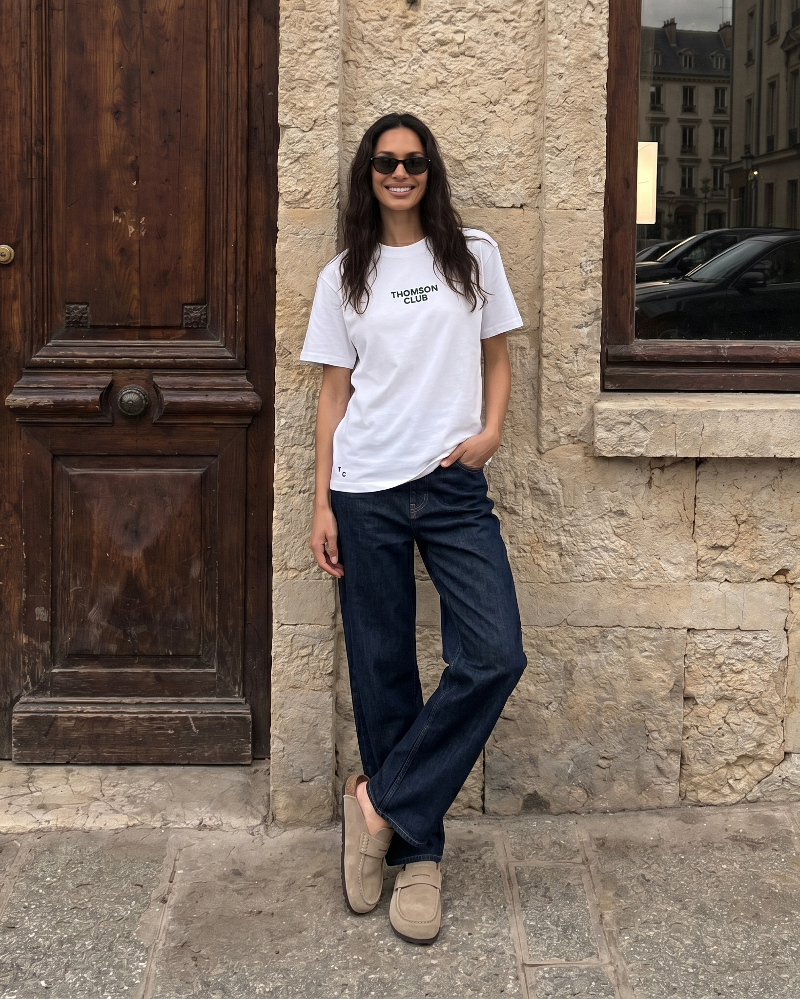 Embossed Logo T-Shirt White