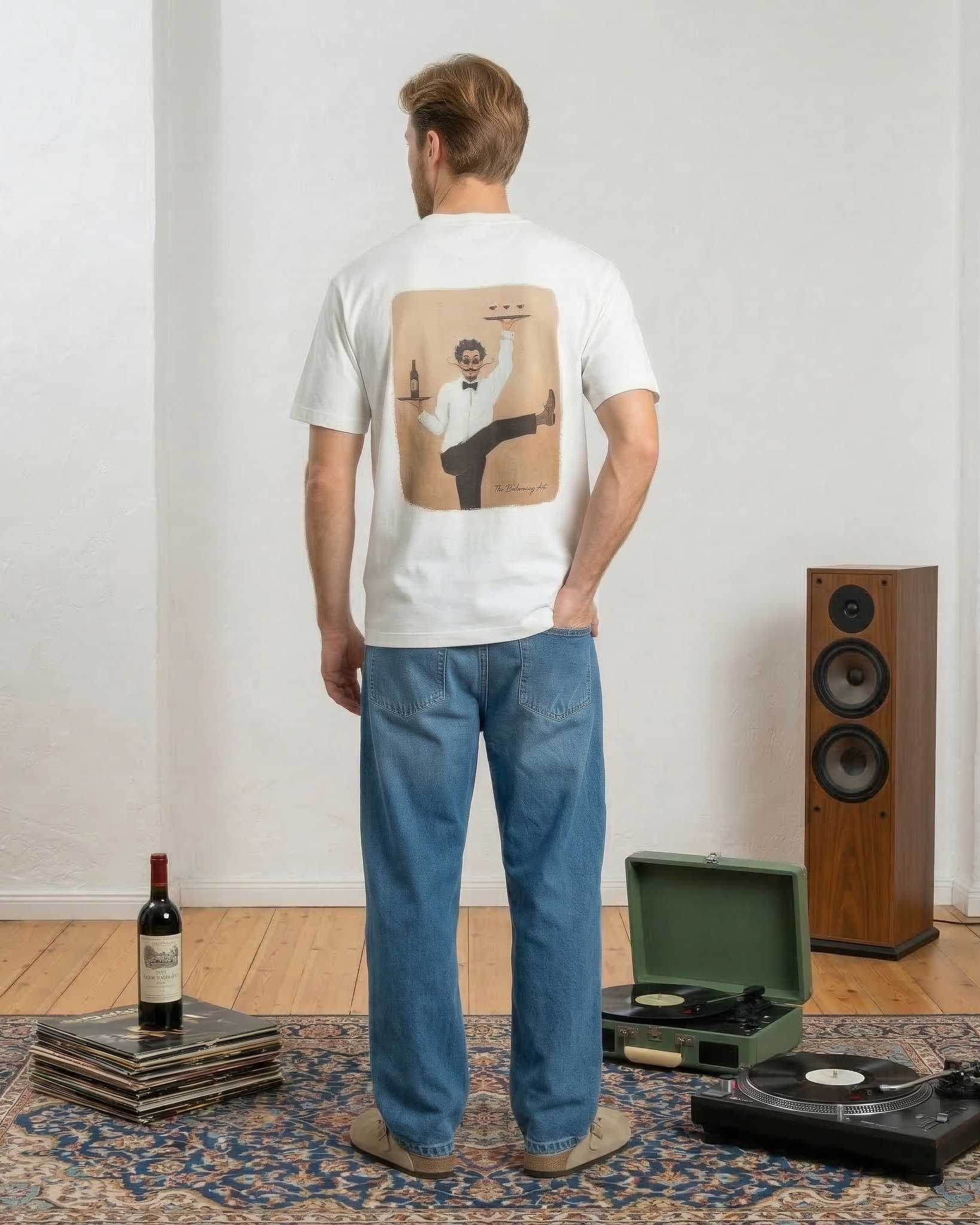 The Balancing Art T-shirt – Cream White