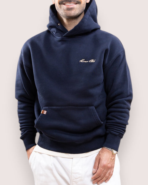 The Heavy Signature Hoodie - Blue Navy