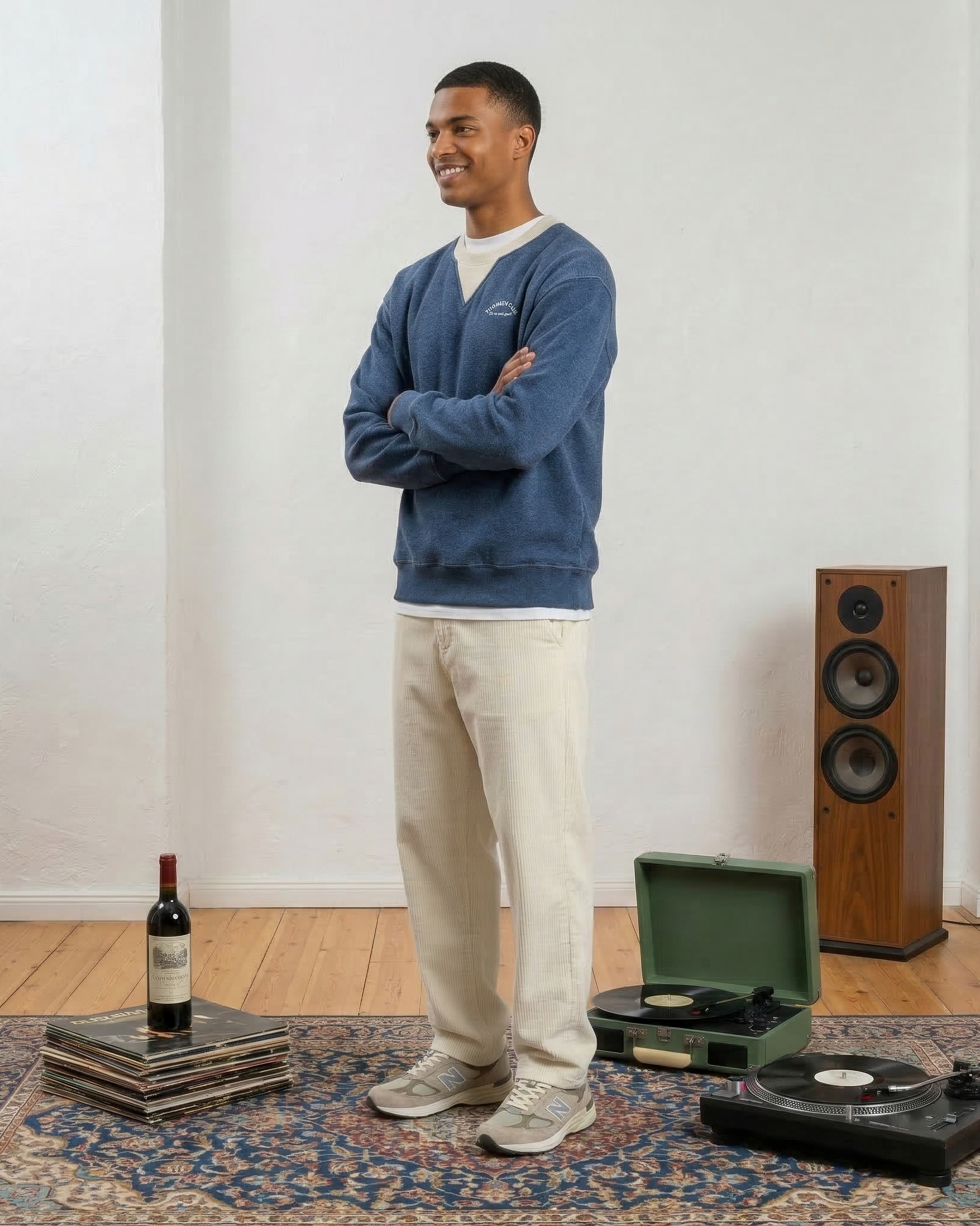 The "Je ne sais quoi" Sweat - Blue Marl