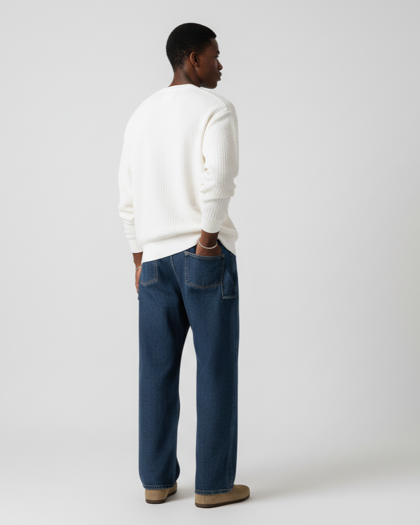 The Seersucker Sweat – Ivory