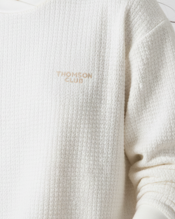 The Seersucker Sweat – Ivory.
