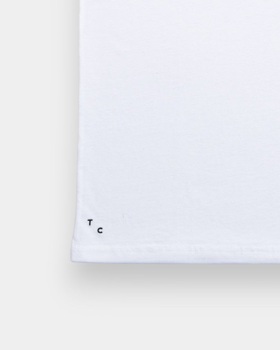 Embossed Logo T-Shirt White