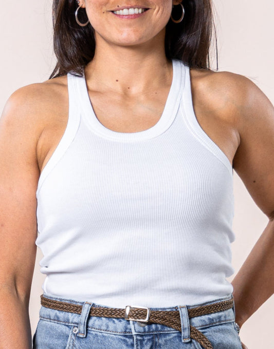 Basic Tank Top White