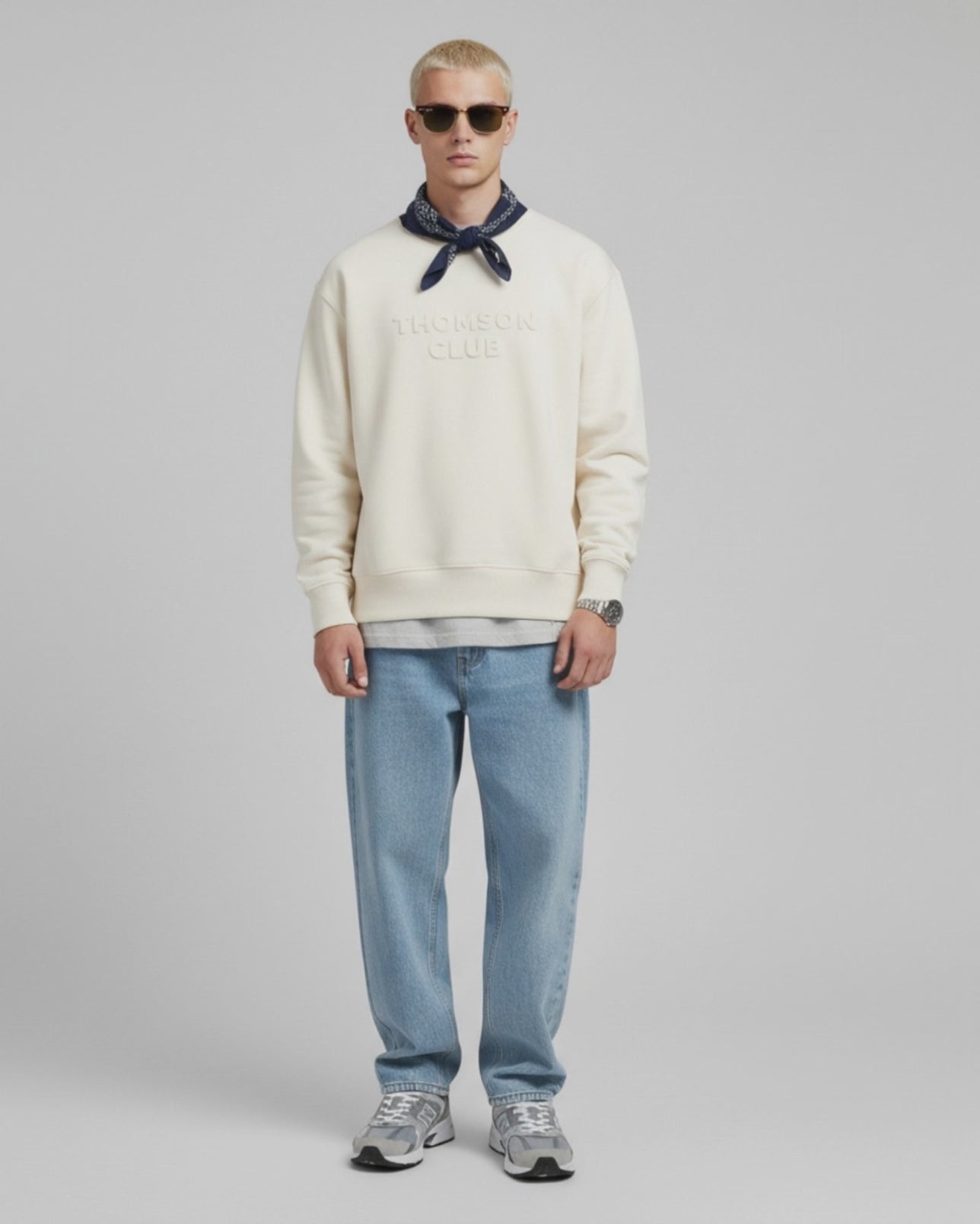 The Logo Box Sweat - Ivory